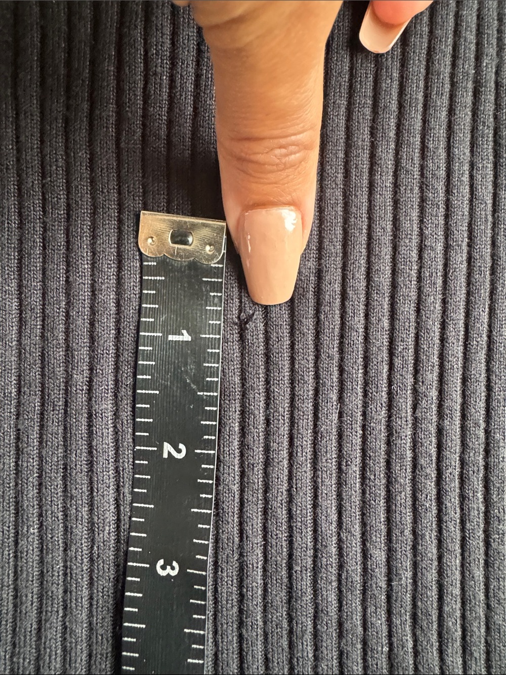 Reformation Black Ribbed Button-Front Jumpsuit - Picture 5 of 5